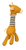 Strick-Greifling Giraffe gelb