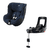 Pack siège auto pivotant Dualfix iSENSE Indigo Blue base Flex iSENSE