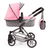 Design Poppenwagen City Neo grijs/roze