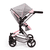 Design Neo Vario combinatie poppenwagen grijs/roze, met vlinder