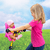 Design Puppen-Fahrradsitz, pink mit Einhorn