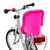 Design Fietsstoeltje voor poppen - roze met eenhoorn