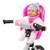 Design Puppen-Fahrradsitz, pink mit Einhorn