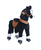 Cheval à monter enfant noir frein sons, petit