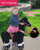 Caballo de juguete Black con freno y sonido pequeño