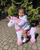 Licorne à monter enfant rose frein, grand