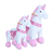 Licorne à monter enfant rose frein, grand