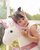 Licorne à monter enfant rose frein, grand