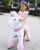 Licorne à monter enfant rose frein, grand
