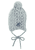 Berretto argento melange