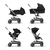 Buggy Eezy S Twist+ 2 Silver Deep Black