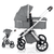 Combi-rattaat 2 in 1 Sparkling Harmaa