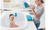 Skip Hop Vaso para enjuagar el pelo Moby, azul