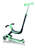 Trottinette enfant 3 roues évolutive FOLDABLE Plus LIGHTS GO-UP 4en1 menthe