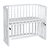 babybay Maxi Co-sleeper Comfort Plus wit gelakt