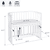 Maxi Beistellbett Comfort Plus weiß lackiert