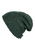 Wende-Slouch-Beanie dunkelgrün