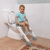 Dream baby ® Toilettrainer met ladder in grijs/wit