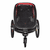 Kinderfahrradanhänger Outback ONE mit Rückenlehnenverstellung Red/Black
