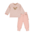 Babyset 2-delig. silver roze