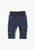 s. Olive r Jeans blauw uitgerekt denim