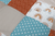 Krabbeldecke Patchwork Regenbogen 120x120 cm