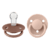 Dudlík De Lux Woodchuck / Blush 0-36 měsíců, 2 ks.