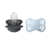 napp Supreme Baby Blue / Iron Silicone 0-6 månader, 2 st.