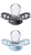 napp Supreme Baby Blue / Iron Silicone 0-6 månader, 2 st.