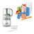Philips  Baby Food Maker 4-i-1 ångare och mixer SCF885/01 i grönt inkl. förvaringssystem för barnmat SCF721/20