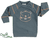 Bluza BOYS IN THE WOOD petrol /ringel