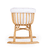 Wiege Rattan mit Jerseybezug, Matratze und Nestchen