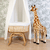 Wiege Rattan mit Jerseybezug, Matratze und Nestchen