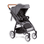 Buggy SMILOO Happy+ black/cognac steel grey