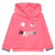 Hoodie diep roze