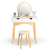 Coiffeuse enfant Calendula bois, blanc/naturel
