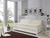 Lettino impilabile Nadine 90 x 200 cm pino, bianco