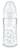 Glasflasche First Choice + ab der Geburt, 240 ml weiß Sterne