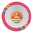 Kit vaisselle enfant petit-déjeuner Pat Patrouille PP rose, 3 pièces