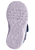 Zapatilla de deporte azul manchada