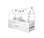 Lit cabane enfant Maison de rêve deuxième lit bois 90x200 cm