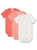 Body 3er-Pack offwhite Ringel/Rosa