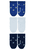 Sneaker-Söckchen 3er-Pack Fußball blau