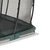 EXIT Allure Premium Ground Trampolina 214x366cm - zielona