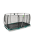 EXIT Allure Class trampolino a terra 244x427cm - verde