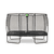 EXIT Allure Premium Trampolin 214x366cm - svart