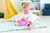 Poupon Doudou Babipouce jardin en fleurs 28 cm