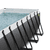 EXIT Piscina Black Leather 400x200x100cm con bomba de filtración negro