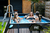 EXIT Piscina Black Leather 400x200x100cm con bomba de filtración negro