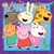 3x39 Puzzel - Peppa's familie en vrienden